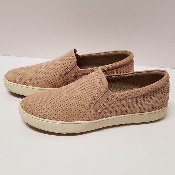 Naturalizer Perforated Slip On Sneaker - Mauve Leather - Picture 3 of 15